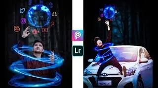 Neon Social world - Picsart neon social editing-picsart best editing 2018 || picsart editing zone ||