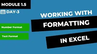 Text and Number Format in Excel