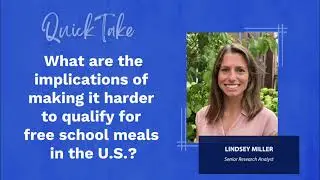 Quick Take: The Case for Free School Meals