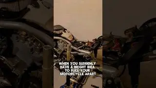 Pulled Harley Davidson V-Rod apart last minute before bikeweek! who can relate? #shorts #motorcycle