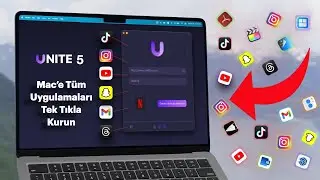 Tüm Macbook Uygulamalarını Tek Tıkla Kurun - Unite 5 (Macbook için Netflix, youtube, instagram...)