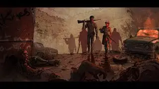Epic walking scene