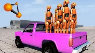 BeamNG.Drive Mod : Ragdoll Crash Test Dummy (Crash test)
