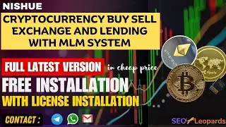 [Full Latest Version] Nishue - CryptoCurrency Buy Sell Exchange and Lending with MLM System SCRIPT
