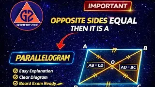 If Opposite Sides Are Equal, Then It’s a Parallelogram | Geometry Zone