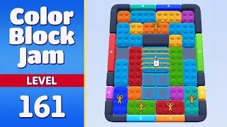 Color Block Jam Level 161 | Every Puzzle Solved! 🎯