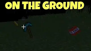 HOW TO LEAVE ITEMS ON THE GROUND IN MCPE 1.2 [Minecraft PE 1.2 Trick]