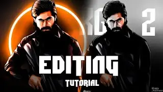 how to edit kgf part 2  vector art | Oggy illustrator