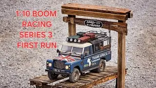 Boom Racing Land Rover Series 3 RC 1:10 trucks  first run