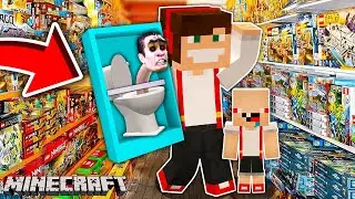 KUPUJĘ ZABAWKĘ SKIBIDI TOILET DLA SWOJEGO SYNKA W MINECRAFT?! GPLAY & LAKI