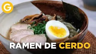 CLÁSICO RAMEN de CERDO 🍜 con SHITAKE MARINADO | El Gourmet