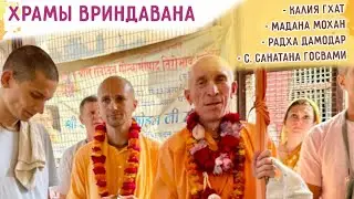 ⭐️ОНЛАЙН ПАРИКРАМА ПО ХРАМАМ ВРИНДАВАНА. Е.С. Бхакти Ратнакар Амбариша Свами, Сандхья-аватар д.