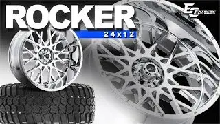 24x12 Vision Rocker Wheels -  35x12.5R24 RBP Repulsor M/T Tires