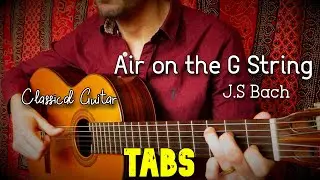 Air on the G String | JS Bach | Guitar TABs PDF | Guitar Tutorial | Guitar Wedding Music