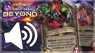 Hearthstone - All Legendary Play Sounds, Music, and Subtitles! (Legacy ~ The Great Dark Beyond)