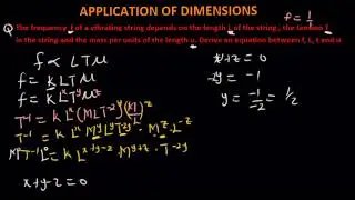 Using dimensional analysis to obtain an equation - Physics