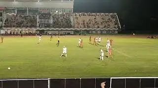 จังหวะได้ประตูตรเสมอ 1-1 ของศรีสะเกษ