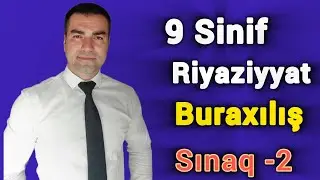 🔥9 sinif buraxılışa hazırlıq . 9 sinif riyaziyyat buraxılış sınaq -2 . 25 qızıl qayda #riyaziyyat