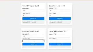 Application calcul tva ,htva  et ttc