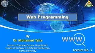 Web Programming ( Lecture 3: HTML Basics)