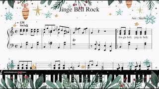 Jingle Bell Rock - Bobby Helms (Sheets Piano - Tutorial Piano Jingle Bell Rock)
