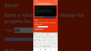 How to build an interactive progress bar using AngularJS Data Binding in HTML | Demonstration