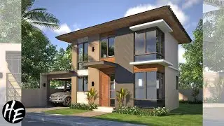 Small House Design l Beautiful 2-Storey Simple and Small Modern House