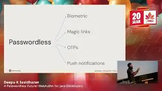 J-Fall 2023: A Passwordless Future! WebAuthn for Java Developers - Deepu K Sasidharan