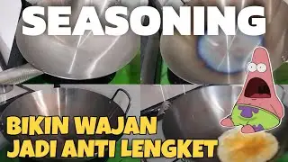 SEASONING WAJAN STAINLESS BIAR JADI ANTI LENGKET || BAKING TV