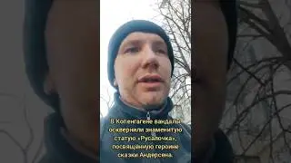 В Копенгагене осквернили русалку 