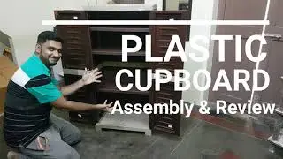 Cheap and Best Multi Purpose Plastic Cupboard for Home DIY (Medium Size, Globus Brown & Dark Beige)