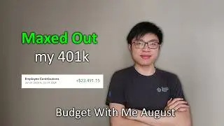 A Strange Budget With After-Tax 401k... | August Budget With Me | Retire Early