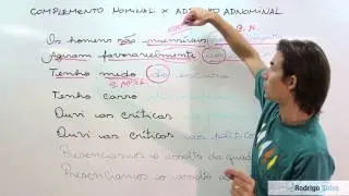 COMPLEMENTO NOMINAL X ADJUNTO ADNOMINAL