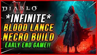 Diablo 4 INFINITE BLOOD LANCE Necromancer Build Guide Season 1!