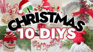 10 DOLLAR TREE CHRISTMAS DIYS 🎄 (Mystery Box Challenge)