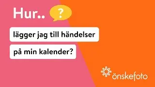 Hur kan jag lägga till egna händelser i kalendern?