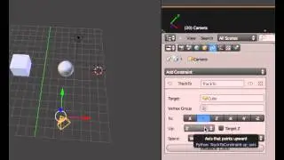 Blender - Track To Constraint Use on a Camera