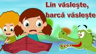 Lin văsleşte, barcă văsleşte | Row Your Boat Song în română | Cantece pentru copii cu ratuste