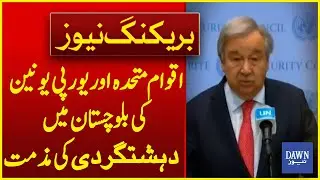 United Nations And European Union Condemn Terrorism In Balochistan | Breaking News | Dawn News