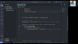 Python script: Automate creation of EC2 instance and S3 bucket in AWS
