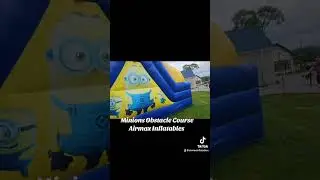Minions obstacle course a massive 45ft #minionsrule #minions #airmaxinflatables AirmaxEvents