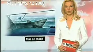 White Shark jump on boat-South Africa 2008