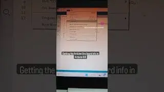 Getting Arduino Uno board info in Arduino IDE 