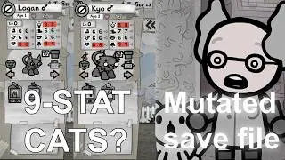 Breeding 9-stat Cats In Mutated Save File | Mewgenics