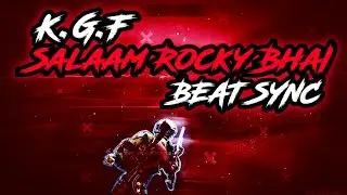 SALAAM ROCKY BHAI - PUBG MONTAGE | KGF PUBG MONTAGE | BEAT SYNC MONTAGE| ROCKY BHAI | TIGER PLAYZ 🔥