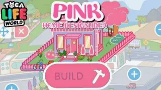 16 MINUTES TOCA BUILDS | TOCA LIFE WORLD PINK HOME DESIGN IDEA IN THE FREE HOUSE 🏠💕 FREE TO COPY🤍🌸