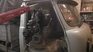 UazTech: Installing the om617 on a standard UAZ 452 - TADPOLE, PART 1