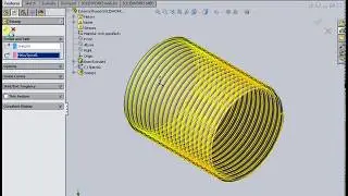External thread SOLIDWORKS