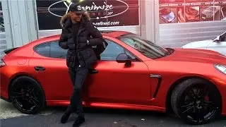 MY NEW SATIN RED CHROME PORSCHE!!!