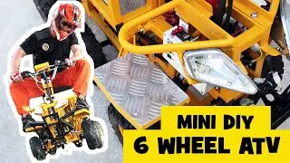 a Six Wheel DIY Mini Electric ATV - Compact Multipurpose Transformable RC Vehicle (CMTRV)
